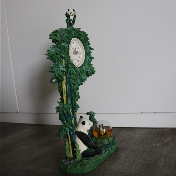 RARE Vintage CADONA giant panda bear Quartz clock - Picture 2 of 14